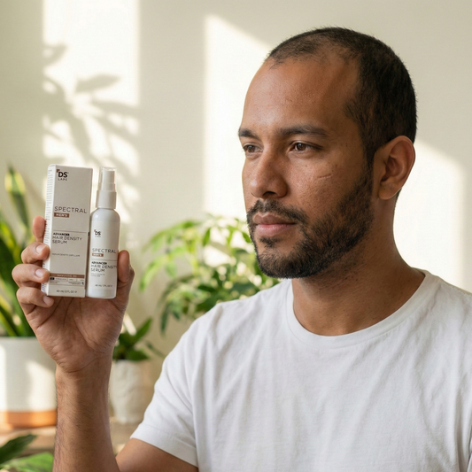 Spectral Men’s Hair Density Serum: Recupera tu densidad capilar sin grasa.