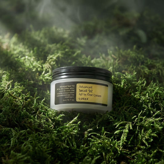 Crema advanced snail 92: Calma, repara y devuelve la luminosidad.