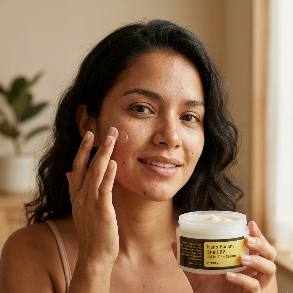 Crema advanced snail 92: Calma, repara y devuelve la luminosidad.