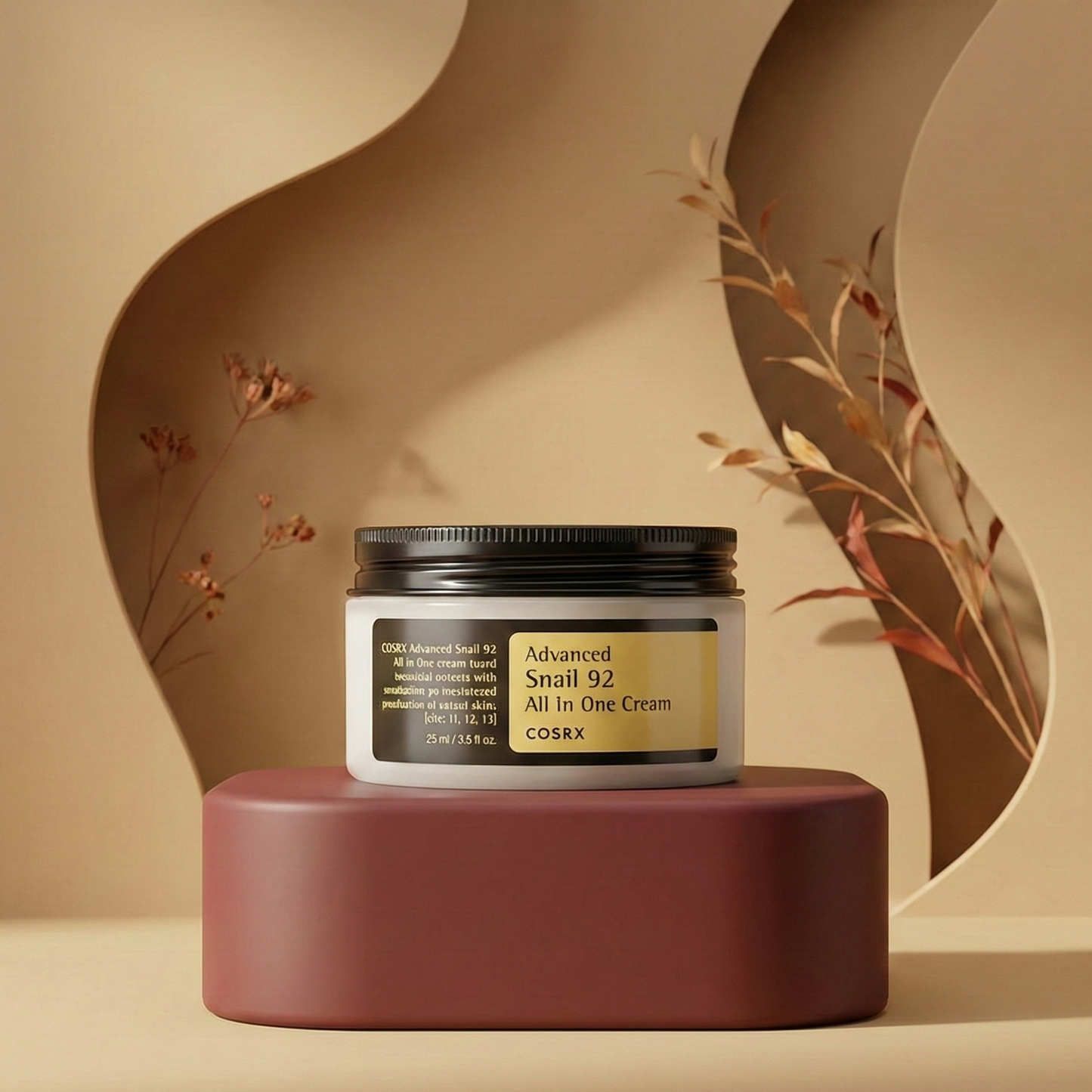 Crema advanced snail 92: Calma, repara y devuelve la luminosidad.